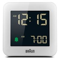 BRAUN ブラウン 置き時計 Digital Alarm Clock WHITE BC09W 1個（直送品）
