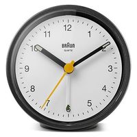 BRAUN ブラウン 置き時計 Classic Analog Alarm Clock BC12BW 1個（直送品）