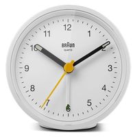 BRAUN ブラウン 置き時計 Classic Analog Alarm Clock BC12W 1個（直送品）