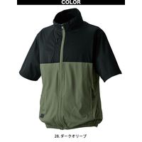 シンメン エアショートジャケット 5L ダークオリーブ 05371/ダークオリーブ/5L 1着（直送品）
