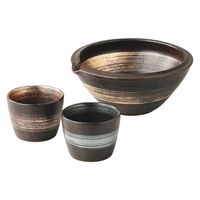 西日本陶器 有田焼 南蛮イラボ金銀色掠り 麺鉢揃 1箱（直送品）