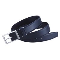 ヤング産業 ヒロミチナカノ レザーワーキンググループ認定レザー使用ベルト ブラック 5HN302-10-L 1箱（直送品）