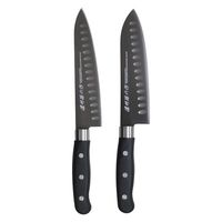 佐竹産業 濃州孫六作 ディンプル加工包丁2本セット A-100V 1箱（直送品）