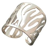 ファインクリエーション イタリア製ゼブラモチーフリング シルバー R50-001 1箱（直送品）