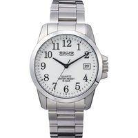 ゆうわ ロガール　メンズ腕時計 ホワイト文字盤 RO-059M-RS 1箱（直送品）