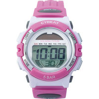 サン・フレイム デジタルソーラー腕時計（ソーラーパワー併用） ピンク RSM02-PI 1箱（直送品）