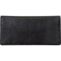 エルシオン 日本製　リザード長財布 ブラック S-NOM15397BK 1箱（直送品）