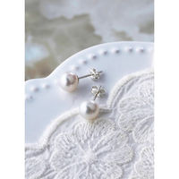 ゆうわ 淡水パールピアス SOPI-0502W 1箱（直送品）