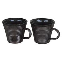 マルジョウヤマダ 萬古焼 千段 ペアマグ T2398 1箱（直送品）