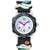サン・フレイム キッズ腕時計 ブラック TCL23-BK 1箱（直送品）