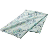 ゆうわ エドマイスター ペイズリー柄ストール ブルー YMDー6445ー25 1袋（直送品）