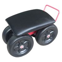 マツモト 腰掛作業車 クッション付き TC4507SP 1台（直送品）