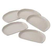 アイトー 粉引 半月皿5枚揃 199634 1箱（直送品）