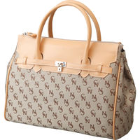 中川満 クリスティーナノワレ バーキンタイプハンディバッグ ベージュ CN-1810 1袋（直送品）