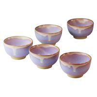 萩陶苑 萩焼 萩むらさき 汲出5客揃 11224 1箱（直送品）