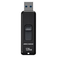 ARCHISS USB3.2（Gen1） 128GB スライド式 ブラック AS-128GU3-PSB 1個