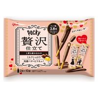 江崎グリコ ポッキー贅沢　ミルクショコラ 4901005511965 10袋×14個（直送品）