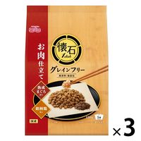 懐石1dish 猫 グレインフリー お肉仕立て 熟成まぐろと銘柄鶏添え 国産 総合栄養食 650g（130g×5袋）3袋 キャットフード