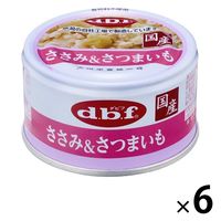 デビフ ささみ＆さつまいも 国産 85g 6缶 ドッグフード 犬 ウェット 缶詰