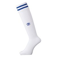 UMBRO（アンブロ） サッカー ストッキング ラインストッキング 25-27 ホワイト×ブルー UAS8310 2足（直送品）