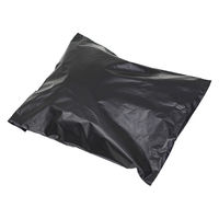 logimart 宅配ビニール袋S 黒 250×340mm 封かんシール付 1セット（1000枚） NO60HD-S