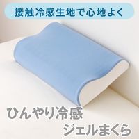 小栗 冷感低反発ジェル枕洗えるカバー付 MA355015 2個（直送品）