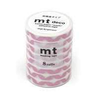 mt マスキングテープ 8P（8巻セット） 高輝度 リボン[幅7mm×7m] MT08D558 1個 カモ井加工紙（直送品）