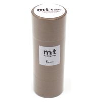 mt マスキングテープ 8P（8巻セット） 黄土[幅15mm×7m] MT08P556 1個 カモ井加工紙（直送品）