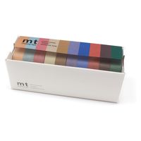 カモ井加工紙 mt マスキングテープ 10色セット(くすみ色) MT10P005 1個
