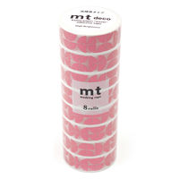 mt マスキングテープ 8P（8巻セット） 高輝度 半円[幅15mm×7m] MT08D562 1個 カモ井加工紙（直送品）
