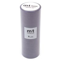 mt マスキングテープ 8P（8巻セット） 桔梗[幅15mm×7m] MT08P555 1個 カモ井加工紙（直送品）