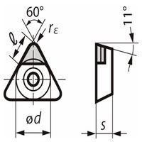 住友電工ハードメタル DAチップ NF-TPGW160302 DA1000 1PC（直送品）