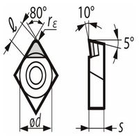 住友電工ハードメタル DAチップ CNMX120408 DA1000 1PC（直送品）