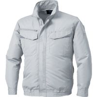 空調服 長袖ブルゾン シルバー L KU92350K30S3 1着 521-6766（直送品）
