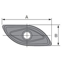 MOLDINO カッタ用インサート ZPET250SK JP4105 1セット(2PC)（直送品）