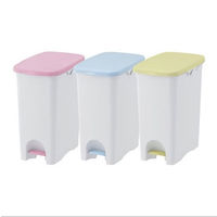 リス ペダルペール ニーナカラー 45L ゴミ箱 3色セット（ピンク･ブルー･グリーン） 1セット（3個） ペタル式フタ付 分別（わけあり品）