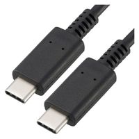 オーム電機 ＰＤ対応　ＴｙｐｅーＣ　１Ｍ　黒 01-7156 1個（直送品）