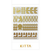 キングジム キッタクリア パーツ 28枚入（7枚×4柄） パーツ KITT017 1セット（5冊）（直送品）