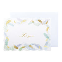 包む メッセージカード For You 多目的 羽根 TC0B8 1セット(3