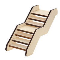 リーフ Leaf Corp Tafit ハムスター、デグーの木製ステップ