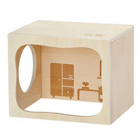 リーフ Tafit ハムスターの木製ハウス 15×12×12cm 273317 1個（直送品）
