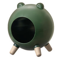 リーフ Tafit ハムスターハウス グリーン 13.0×11.0×14.0cm 273322 1個（直送品）