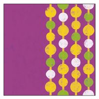 P・O・Pプロダクツ キャンバス　Ｐａｔｔｅｒｎ　丸柄（紫）　Ｓ３０　Ｎｏ．４３９３５ 073820 1枚（直送品）