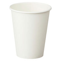 厚紙カップ 白無地 280ml（9オンス） 1袋（50個入）サンナップ 紙コップ（わけあり品）