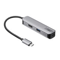 サンワサプライ USB Type-Cマルチ変換アダプタ（HDMI付） USB-3TCHP6S 1個（直送品）