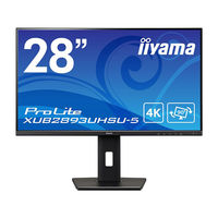 iiyama 液晶ディスプレイ　２８型／３８４０×２１６０／ＨＤＭＩ、ＤｉｓｐｌａｙＰｏｒｔ） XUB2893UHSU-B5　1台（直送品）