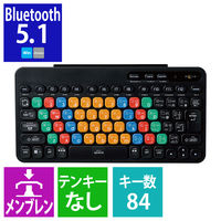 ワイヤレスキーボード Bluetooth 無線 コンパクト キーボード ブラック TK-FS10BMK エレコム