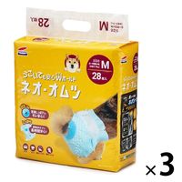 ネオ・オムツ M 28枚 小・中型犬用 3袋 ペット用 おむつ　猫ちゃんにも使えます