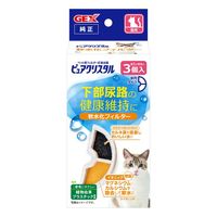 ピュアクリスタル 猫用 軟水化フィルター 下部尿路の健康維持に 半円タイプ 3枚入 1個 ジェックス