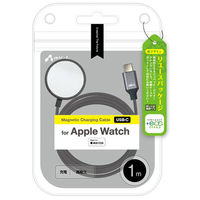 エアージェイ 【+ECO】アップル社認定、アップルウォッチ用充電器USB-Cケーブル MUJ-CAPW